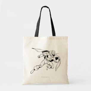 Red Tornado Outline Tote Bag