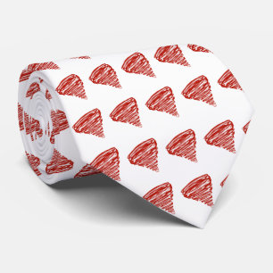 Red Tornadoes Pattern Tie