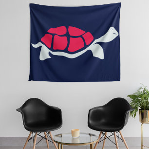 Red Tortoise Tapestry