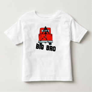 Red Tow Truck Big Bro Toddler T-Shirt