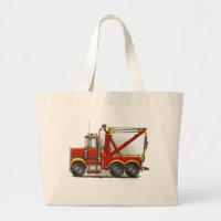 Red Tow Truck Wrecker Bags/Totes