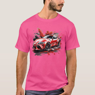 Red Toyota Supra Mk4 T-Shirt