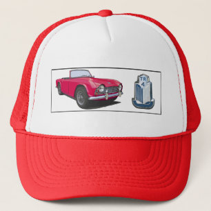 Red TR4 Trucker Hat