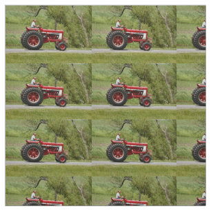 Red Tractor Fabric