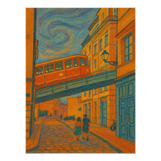 Red Tramway  Poster