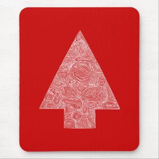 Red Tree Mouse Pad