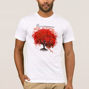 Red Tree Wedding T-Shirts, Gifts, Stickers & Favou T-Shirt
