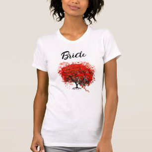 Red Tree Wedding T-Shirts, Gifts, Stickers & Favou T-Shirt