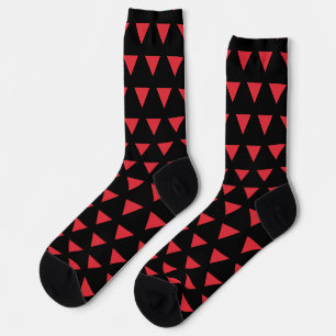 Red Triangle Socks
