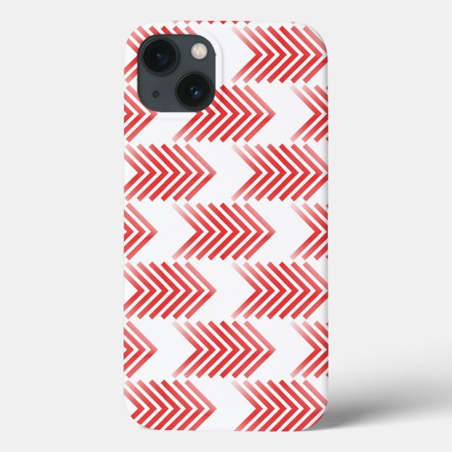Red Tribal Arrow Pattern Case-Mate iPhone Case (Back)