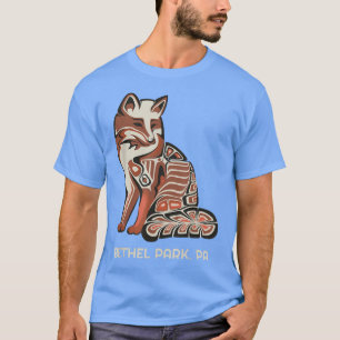 Red Tribal Fo Bethel Park Native American Artwork  T-Shirt