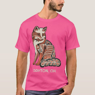Red Tribal Fo Dayton Native American Artwork T-Shirt