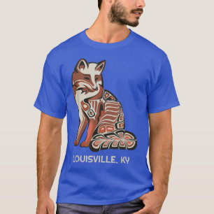 Red Tribal Fo Louisville KY Native American Artwor T-Shirt