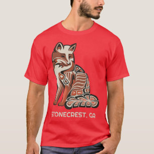Red Tribal Fo Stonecrest Georgia Native American A T-Shirt