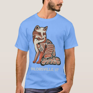 Red Tribal Fo Taylorsville Utah Native American Ar T-Shirt