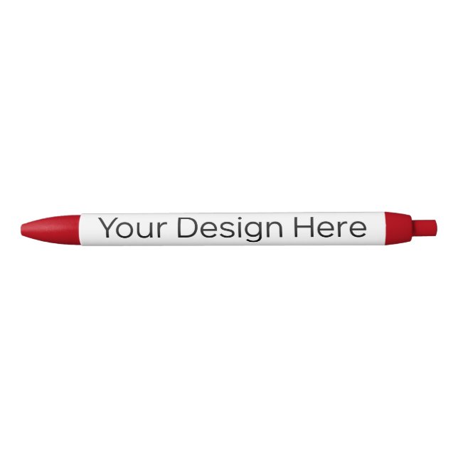 Red Trim Pen with Black Ink (Front)