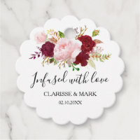 Red Tropical Romantic Infused with Love Wedding