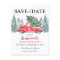 Red Truck Christmas Holiday Party Save the Date