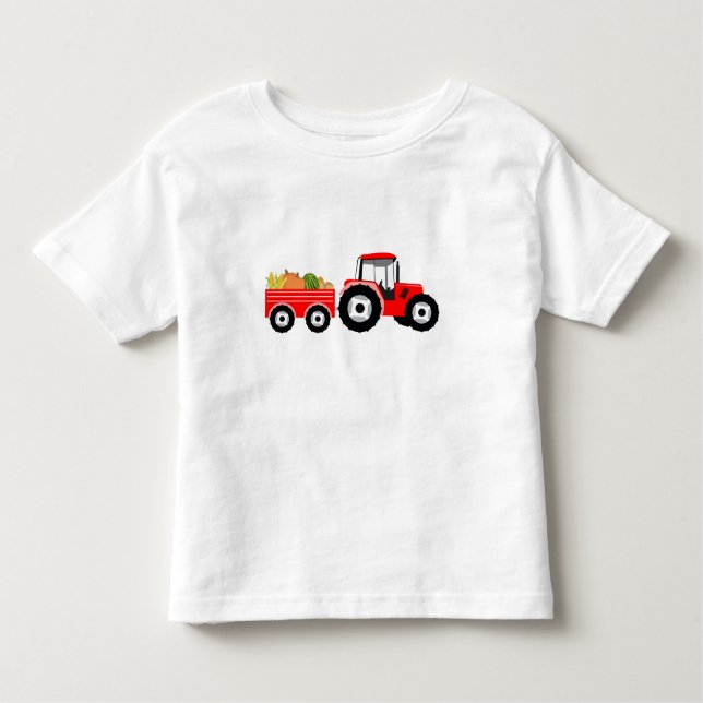 Red Truck Farm Produce Toddler T-Shirt (Front)