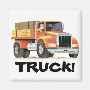 Red Truck Magnet