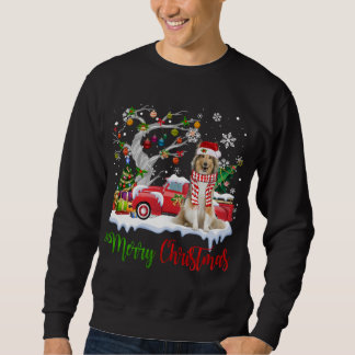 Red Truck Merry Christmas Tree Shetland Sheepdog P Sweatshirt