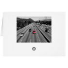 Red Truck On The Freeway