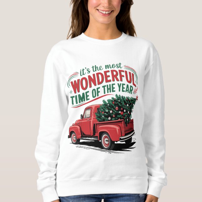 Red Truck Sweatshirt (Front)