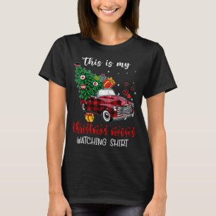 Red Truck This Is My Christmas Movie Watching Buff T-Shirt