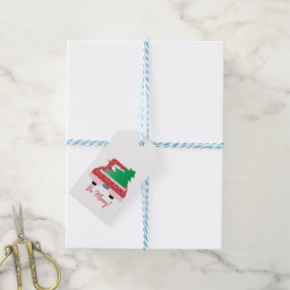Red Truck with Christmas Tree Gift Tags