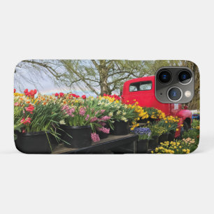 Red Truck with Spring Flowers & Rainbow Case-Mate iPhone Case