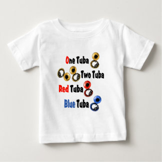 Red Tuba Blue Tuba Baby T-Shirt