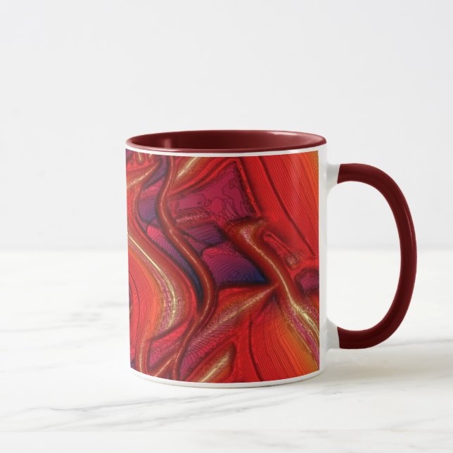 Red Tubes Mug (Right)