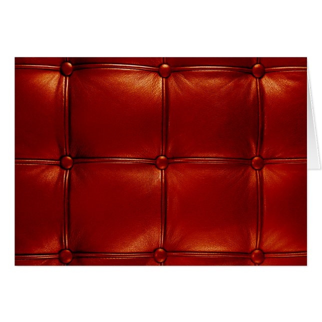 Red Tufted Leather (Front Horizontal)