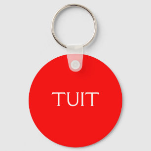 Red TUIT Key Ring