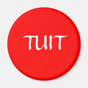 Red TUIT Magnet