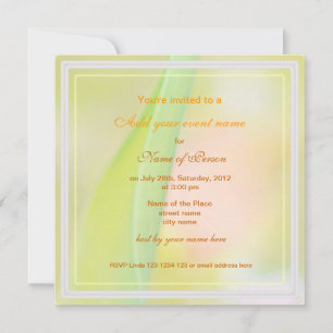 red tulip flower all party invitation