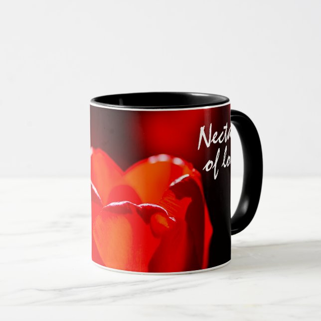 Red Tulip Flower - Fire Mug (Front Right)
