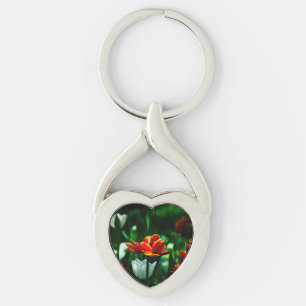 Red Tulip - His Majesty the King Key Ring