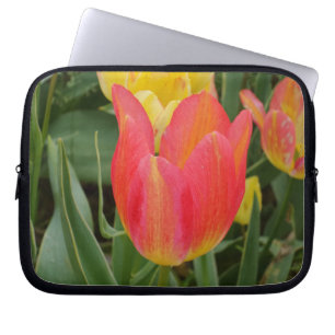 Red Tulip Neoprene Laptop Sleeve 10 inch