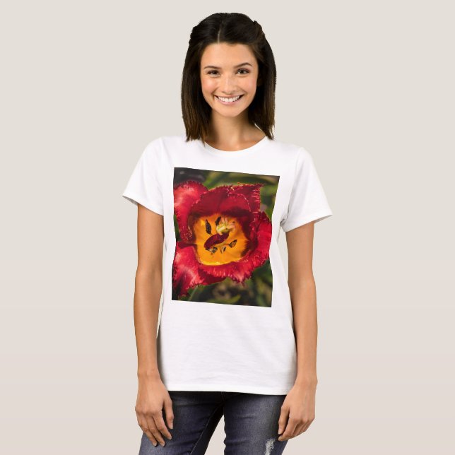 Red tulip T-Shirt (Front Full)