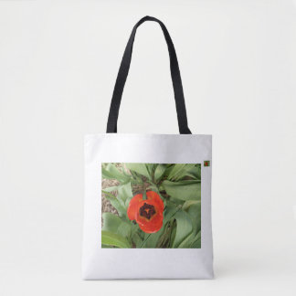 Red Tulip Tote Bag