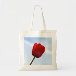Red Tulip Tote Bag