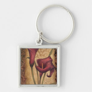 Red Tulips I Key Ring