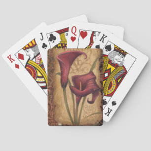 Red Tulips I Playing Cards