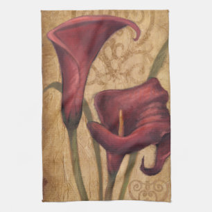 Red Tulips I Tea Towel
