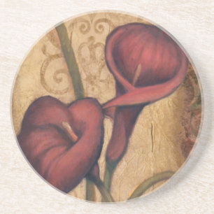 Red Tulips II Coaster