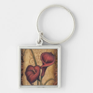 Red Tulips II Key Ring