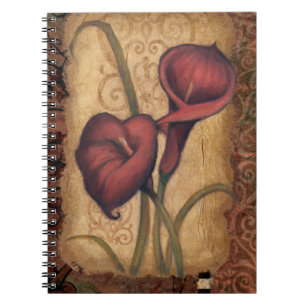 Red Tulips II Spiral Notebook