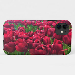 Red Tulips in a Field, Oregon Case-Mate iPhone Case