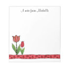 Red Tulips Personalised 5.5 x 6